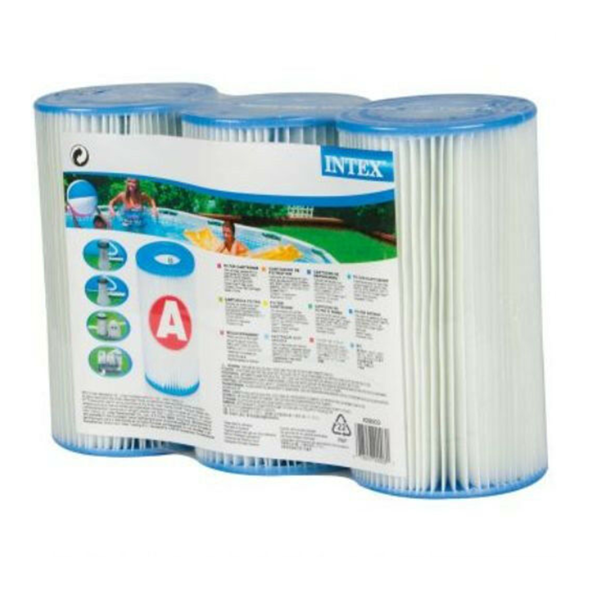 Lot de 3 cartouches de filtation A – INTEX
