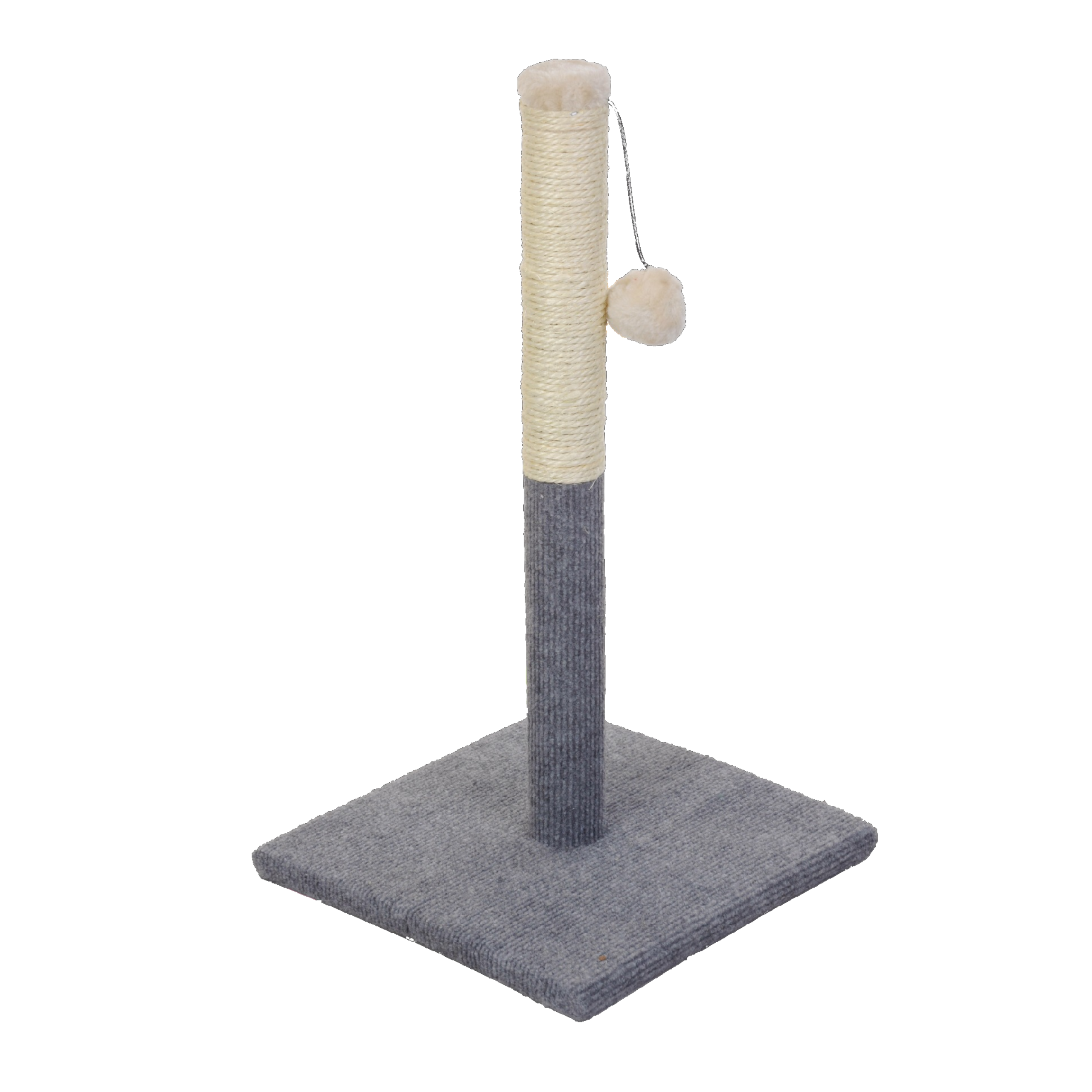 Poteau griffoir à chats avec balle