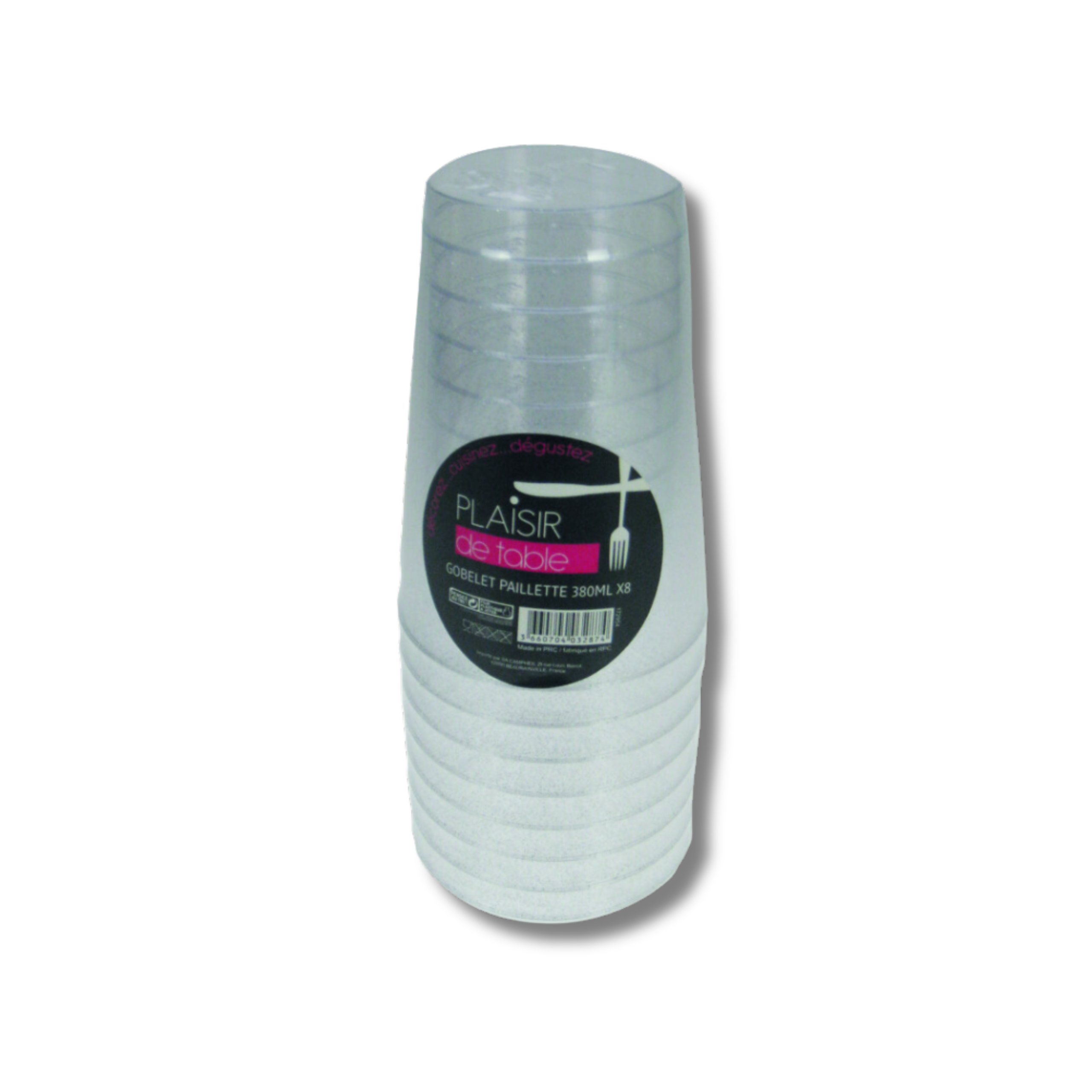 Gobelet à paillettes