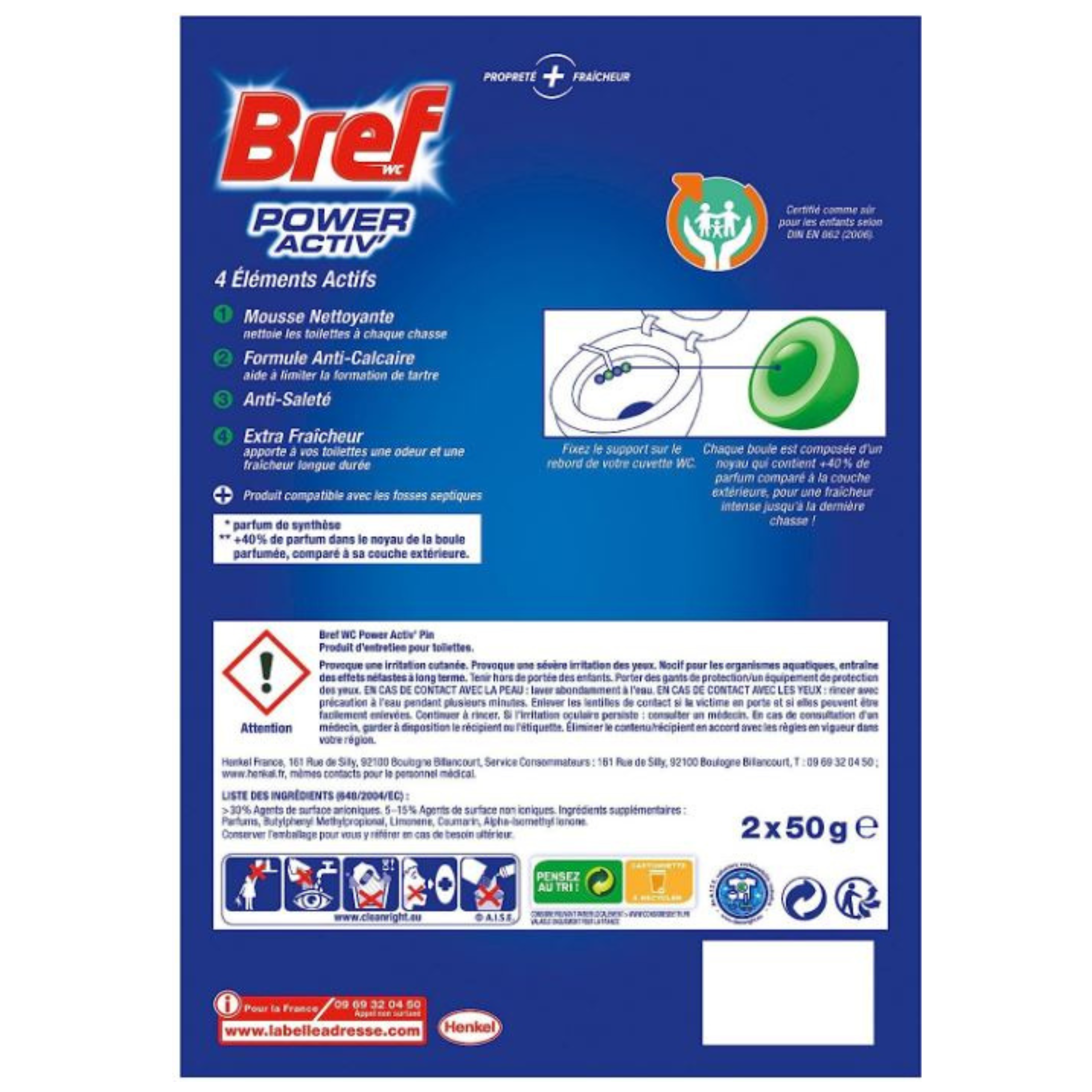 Bloc pour WC – BREF